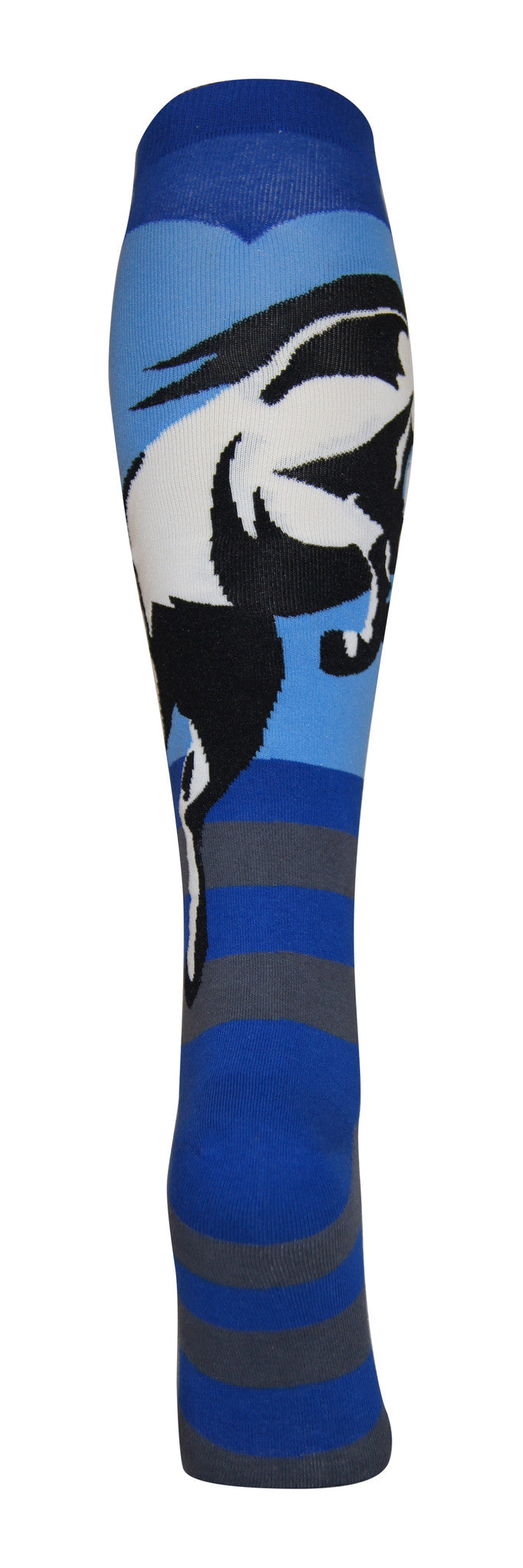 "Striped Jumper" cotton-rich knee sock from lucky7socks.com