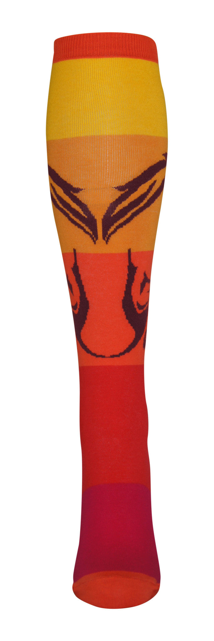 "Sunset Jumper" cotton-rich knee sock from lucky7socks.com